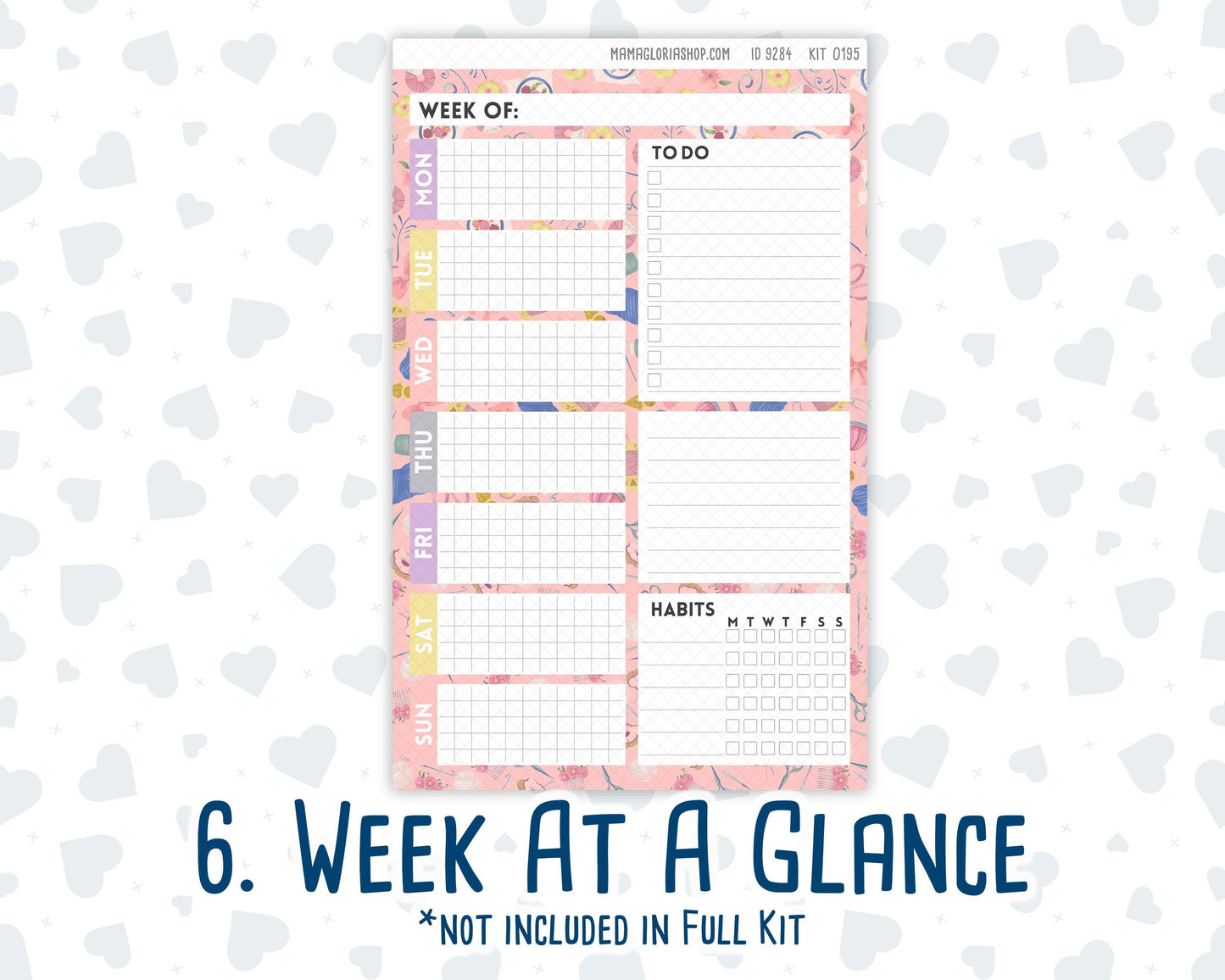 Kit 0195 - A5 Daily Duo - Crafty Creations - November - Planner