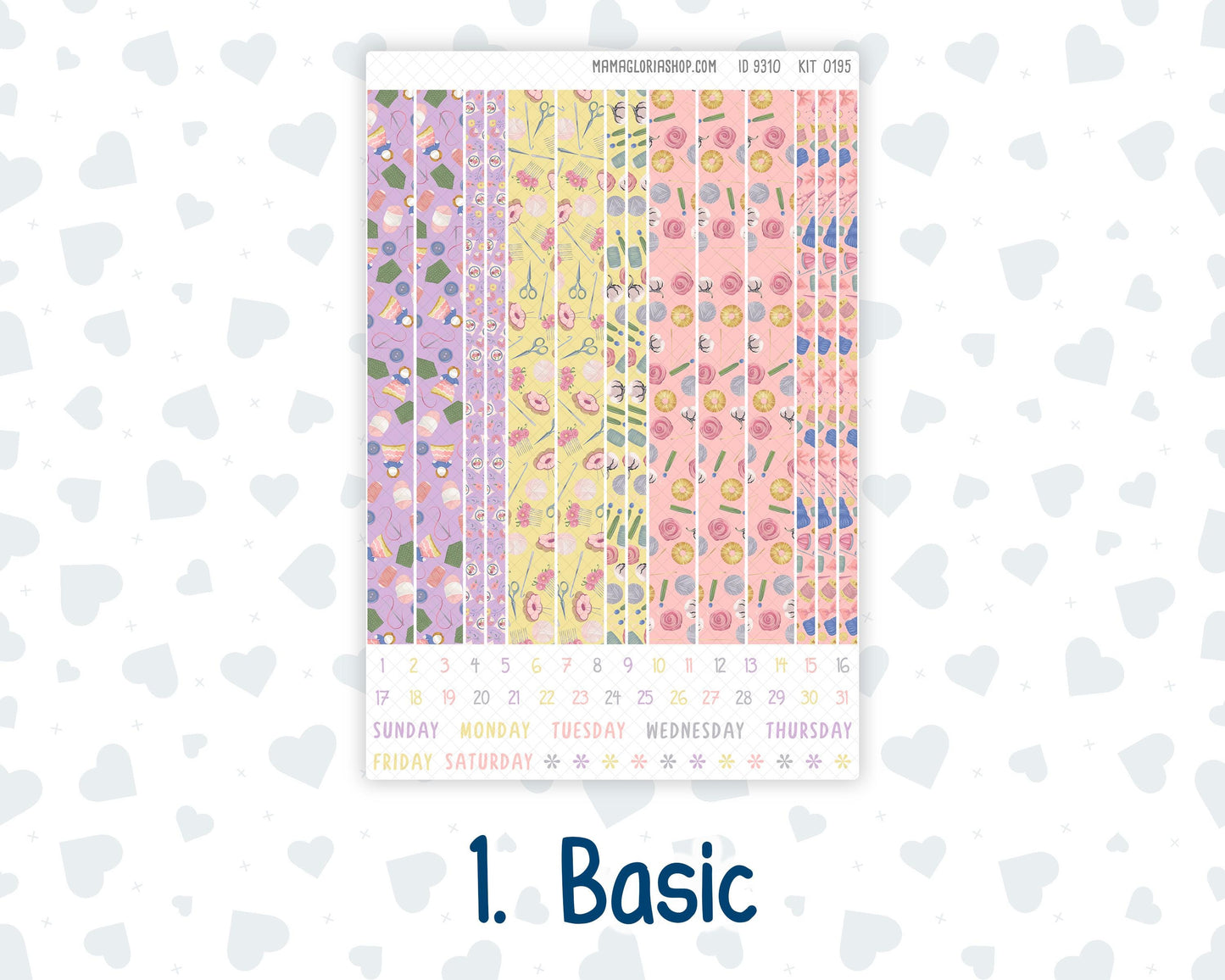 Kit 0195 7x9 Plum Paper Daily - Crafty Creations - November - Fall - Planner
