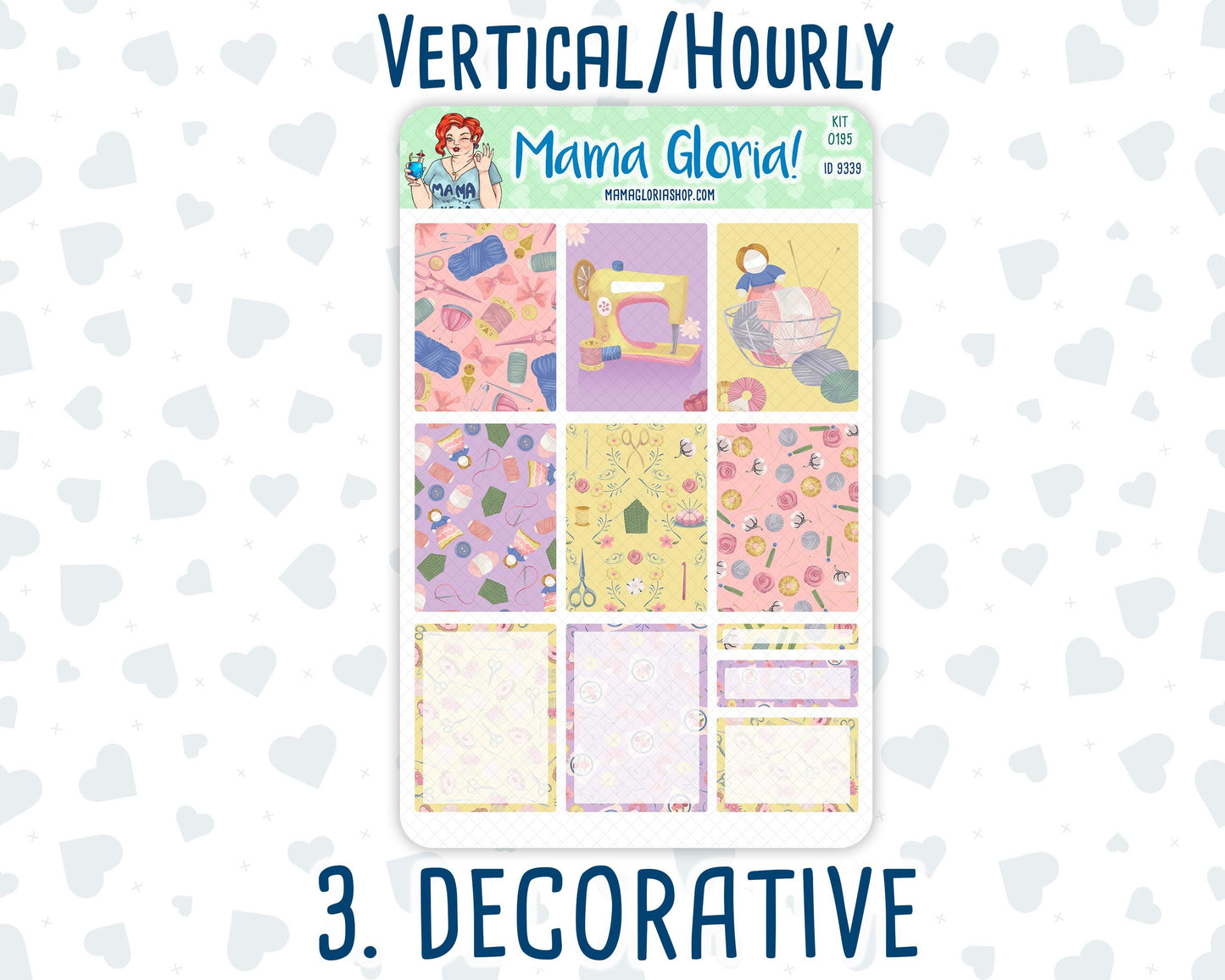 Kit 0195 - 7x9 - Crafty Creations - November - Fall - Weekly Kit For Planners