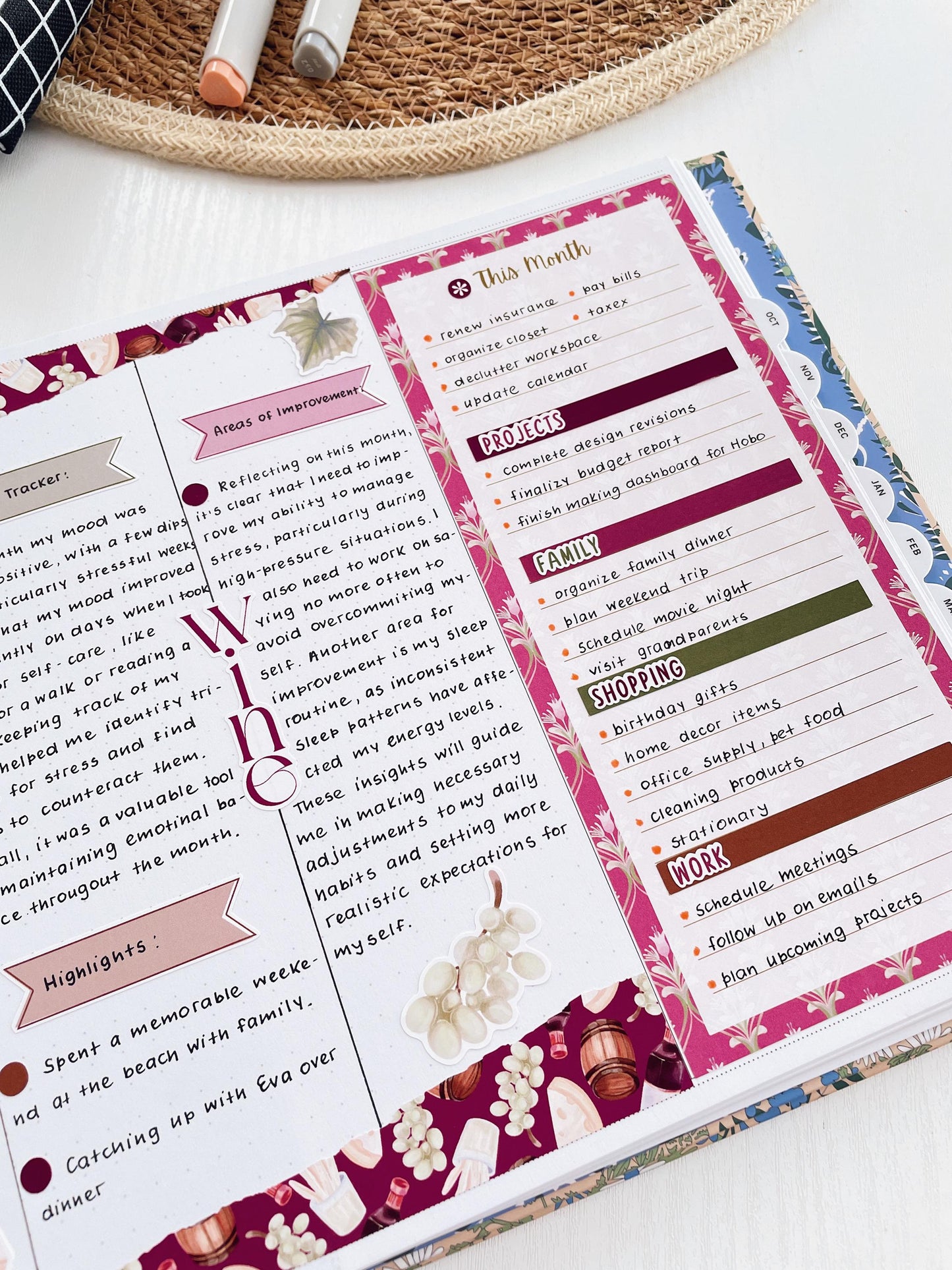 Kit 0249 - Laurel Denise Nancy/Anne Small - Monthly Kit - January - Icy Lace