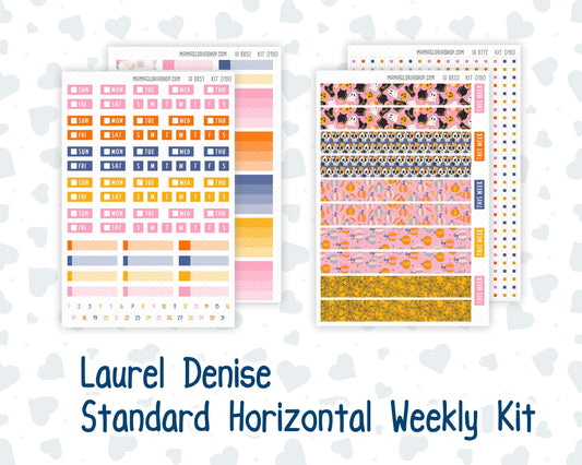 Kit 0190 Laurel Denise Standard Size – Weekly - Horizontal Layout -Halloween Spooktacular - October- Fall