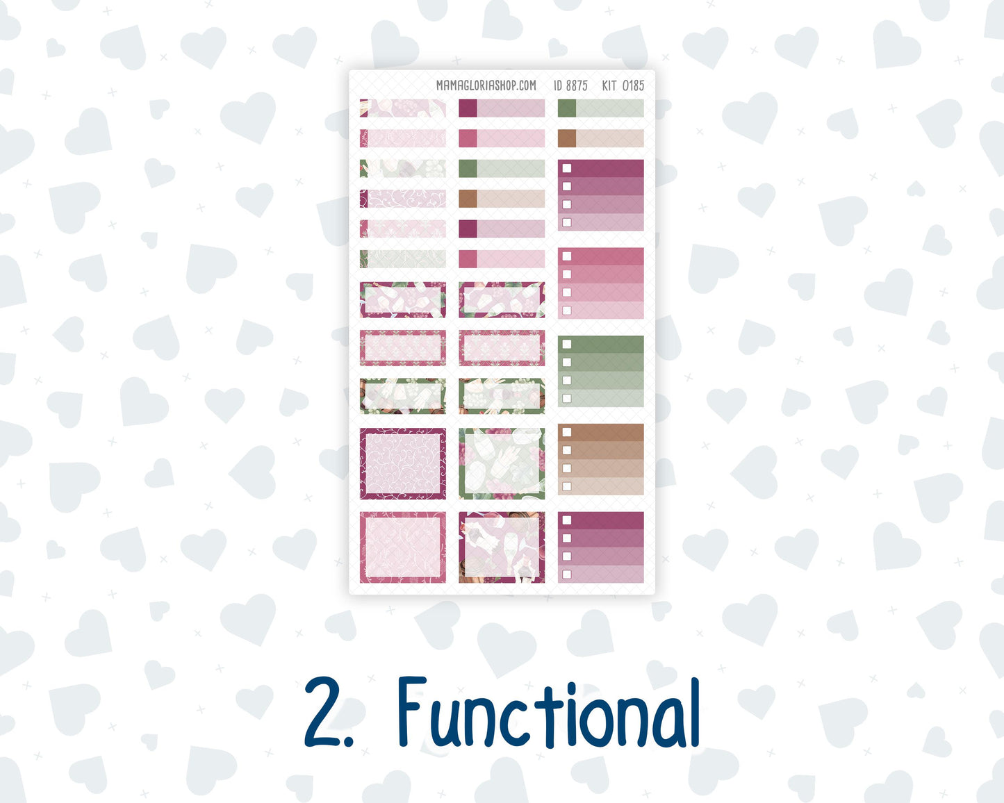 Kit 0185 Laurel Denise Mini Size – Weekly - Horizontal Layout - Wine Time - September - Fall