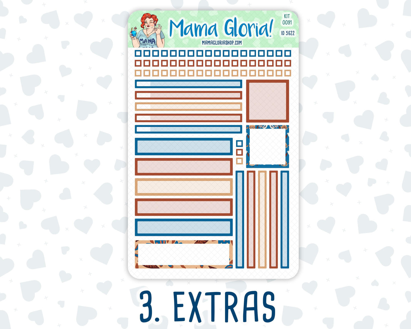 Kit 0091 - 7x9 Daily Duo - Nordic Autumn - Planner