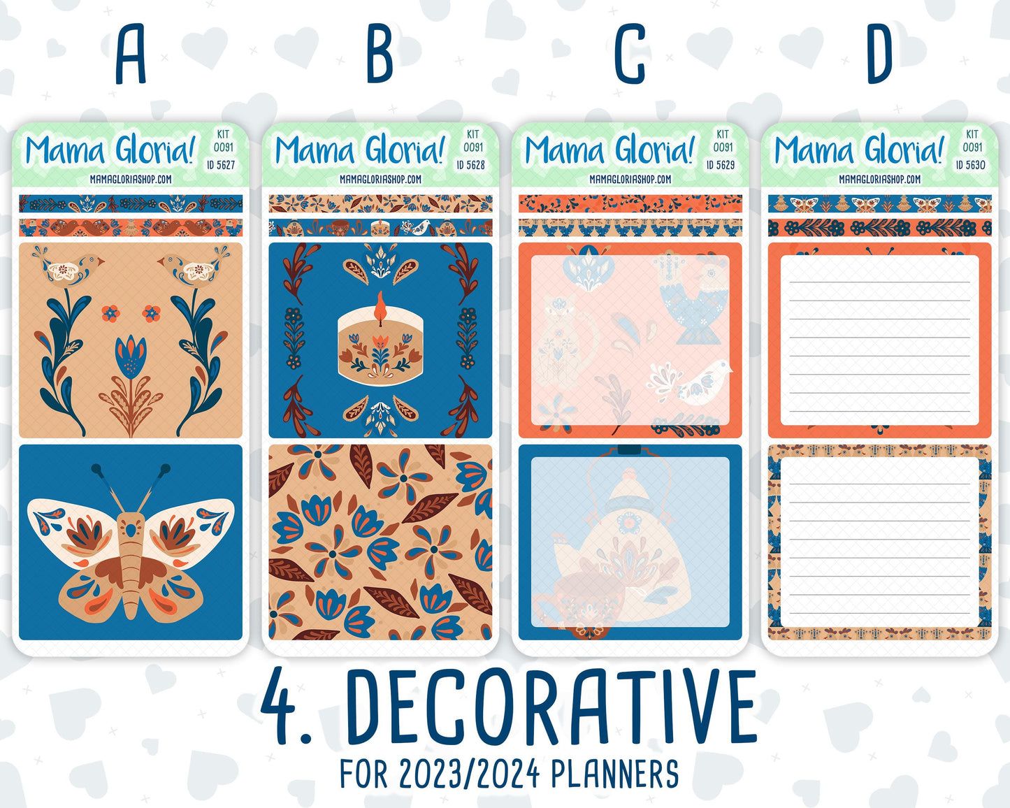 Kit 0091 - 7x9 Daily Duo - Nordic Autumn - Planner