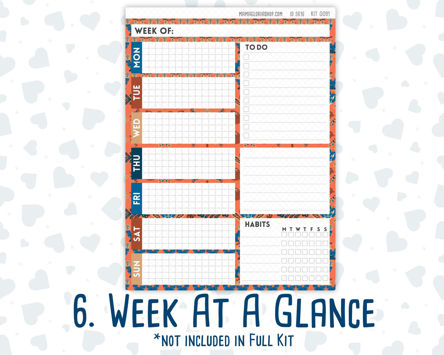 Kit 0091 - 7x9 Daily Duo - Nordic Autumn - Planner