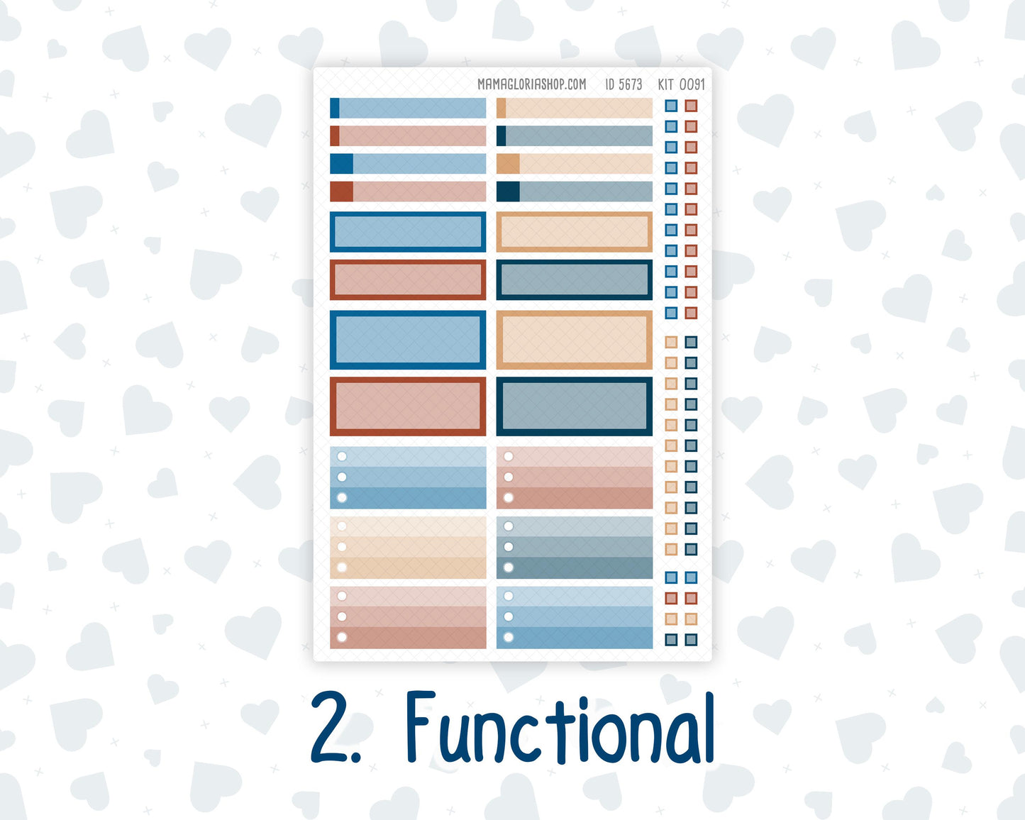 Kit 0091 7x9 Plum Paper Vertical Priorities - Nordic Autumn - Fall - Planner