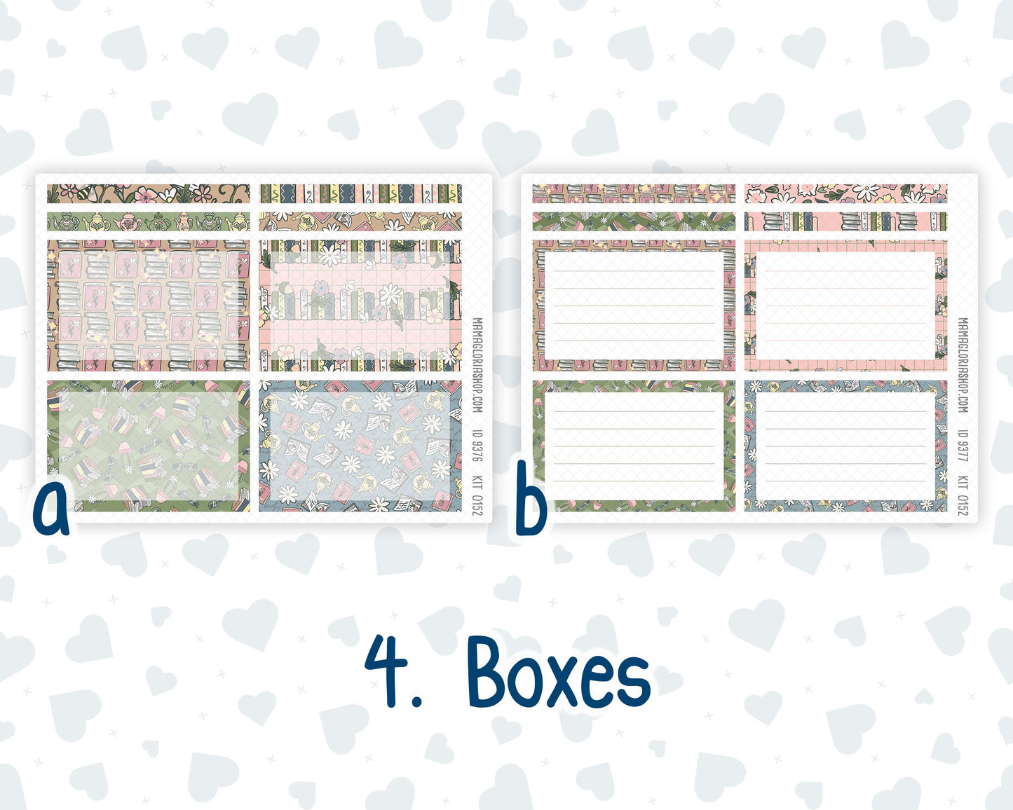 Kit 0152- 7x9 Plum Paper Daily - Froggy Reads - Planner