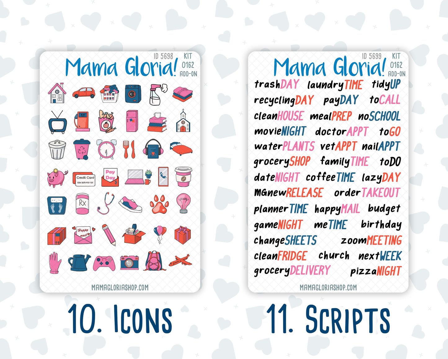 Kit 0162 Add Ons - Disco Cowgirl - Planner Stickers - Kit 2024