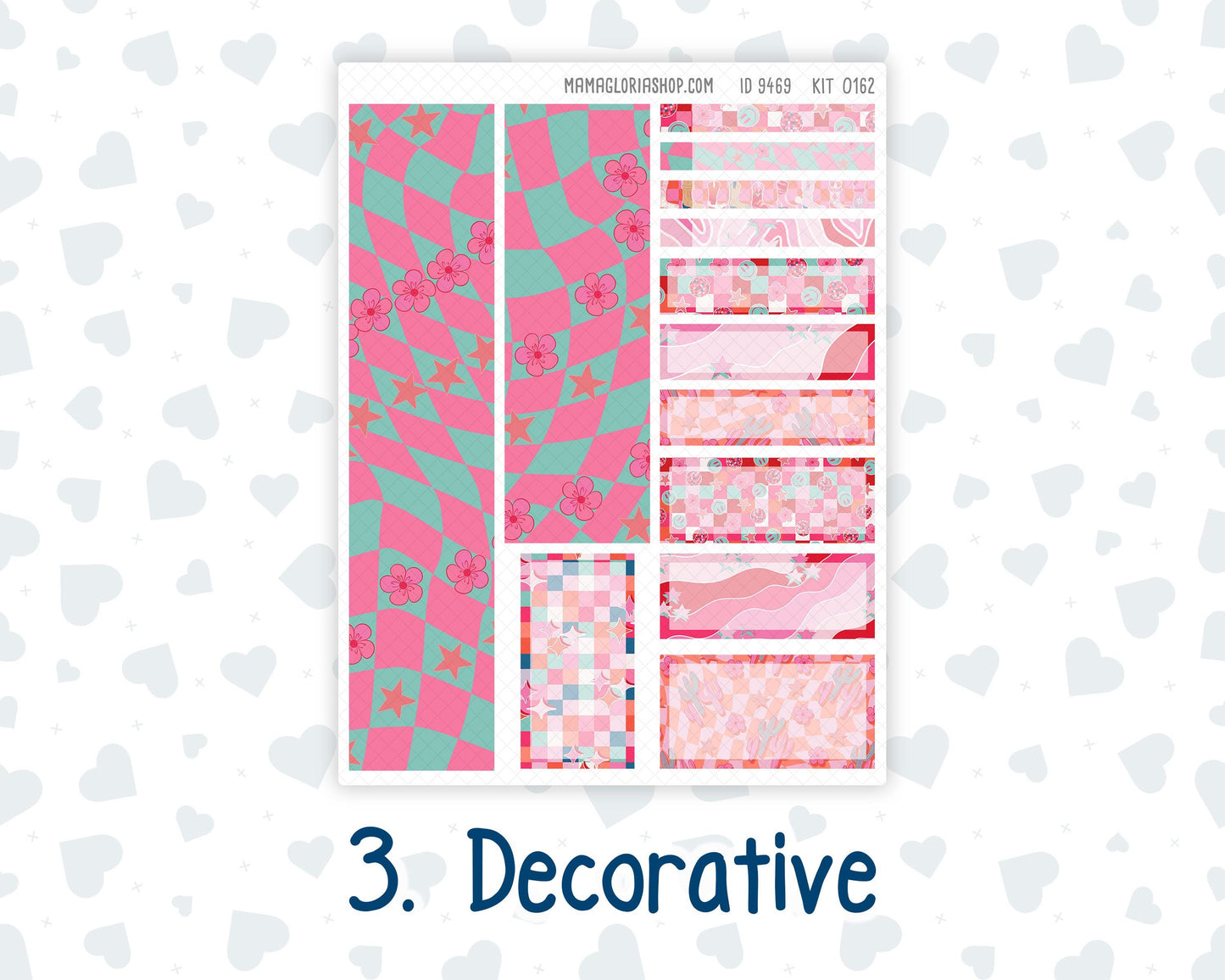 Kit 0162 7x9 Plum Paper Vertical Priorities - Disco Cowgirl - Planner