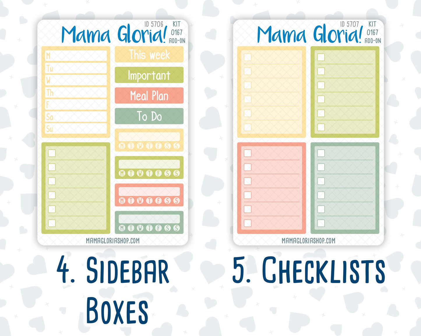 Kit 0167 Add Ons - Picnic - Planner Stickers - Kit 2024