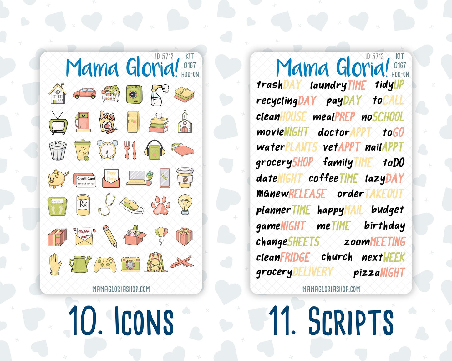 Kit 0167 Add Ons - Picnic - Planner Stickers - Kit 2024