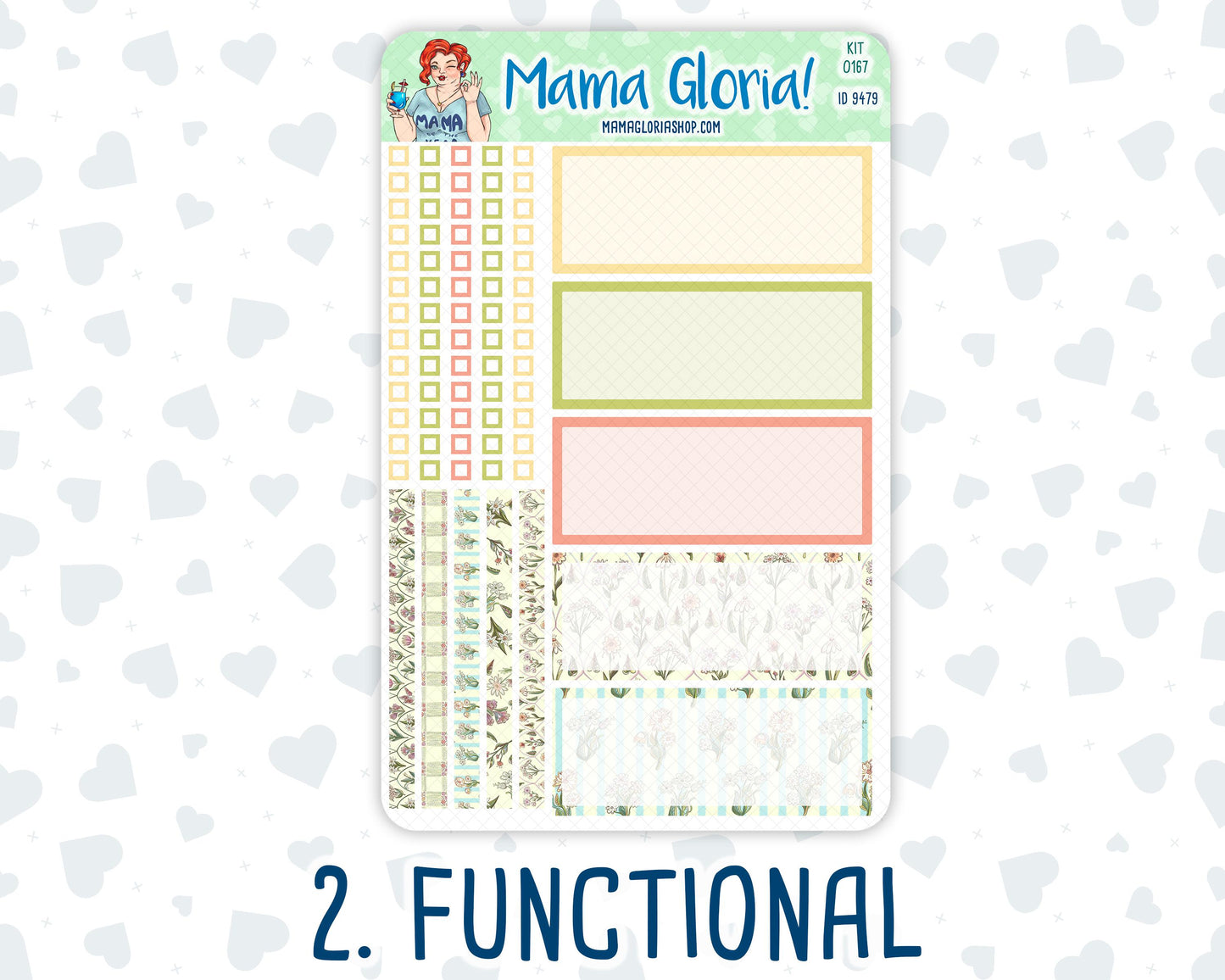 Kit 0167- 7x9 Daily Duo - Picnic - Planner