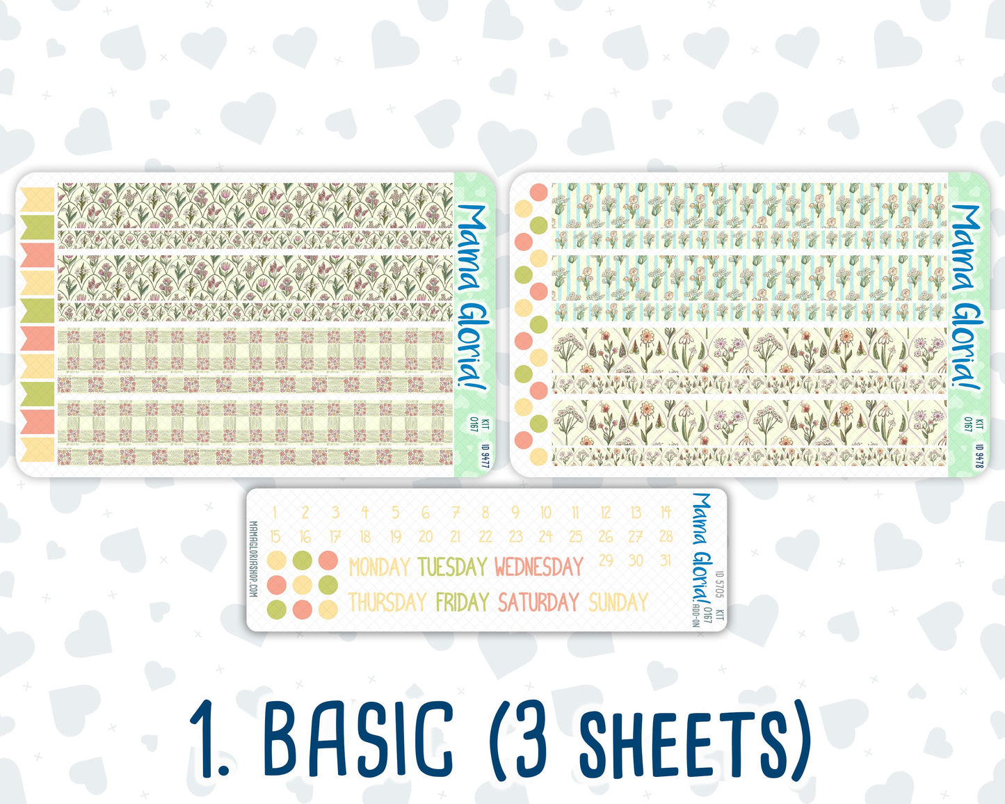 Kit 0167- 7x9 Daily Duo - Picnic - Planner