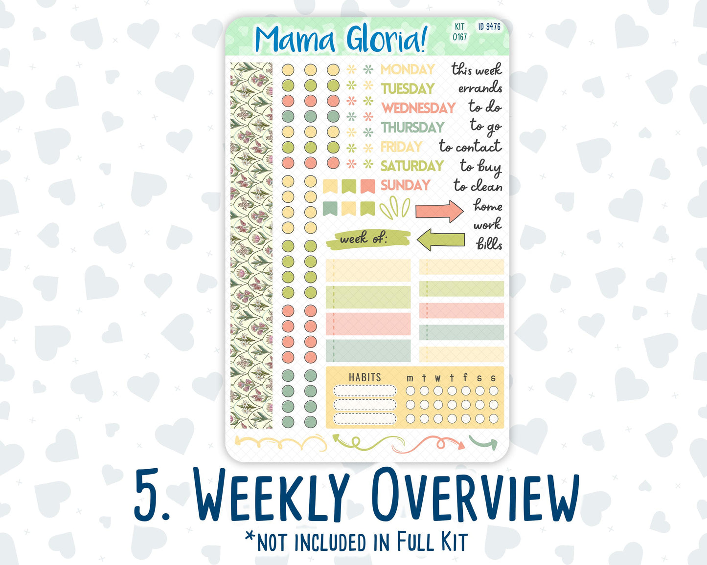 Kit 0167- 7x9 Daily Duo - Picnic - Planner