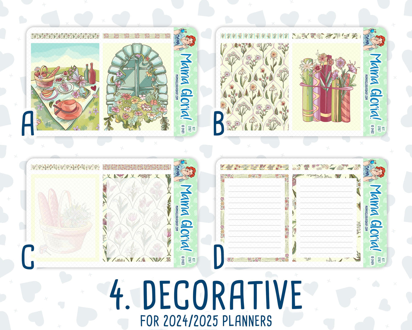 Kit 0167- 7x9 Daily Duo - Picnic - Planner