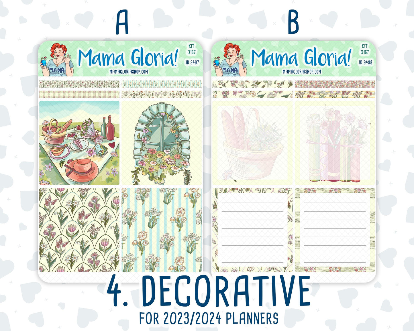 Kit 0167 - A5 Daily Duo - Picnic - Planner