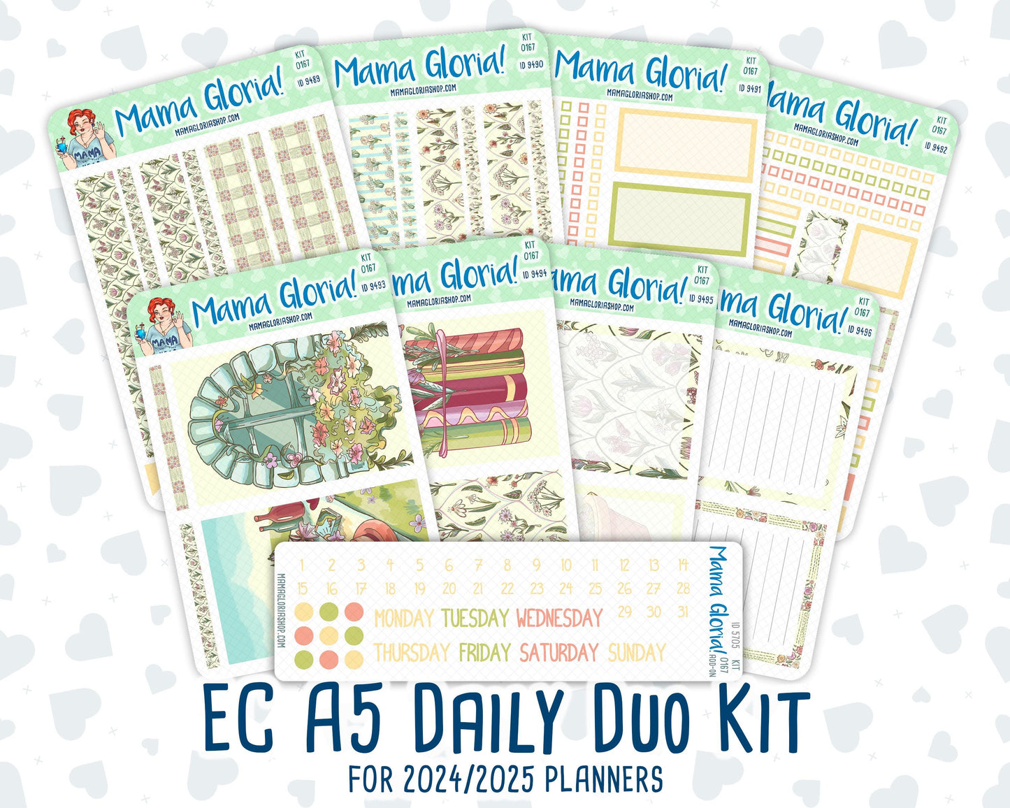 Kit 0167 - A5 Daily Duo - Picnic - Planner
