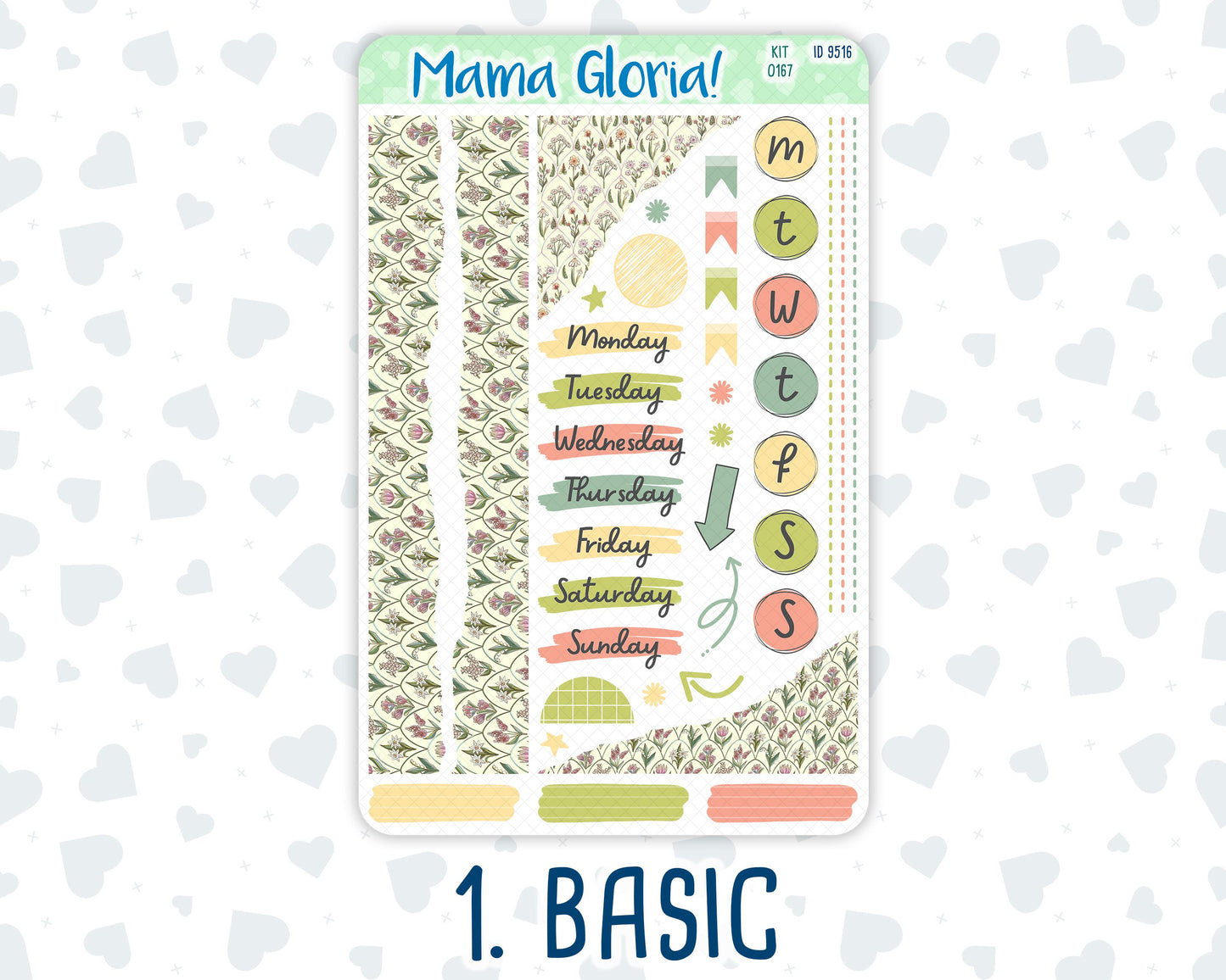 Kit 0167 - Picnic- Journaling Kit - For Planner - Notebook - Journal