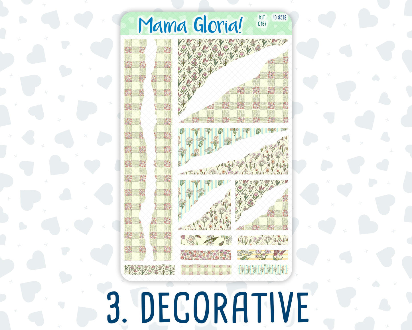 Kit 0167 - Picnic- Journaling Kit - For Planner - Notebook - Journal
