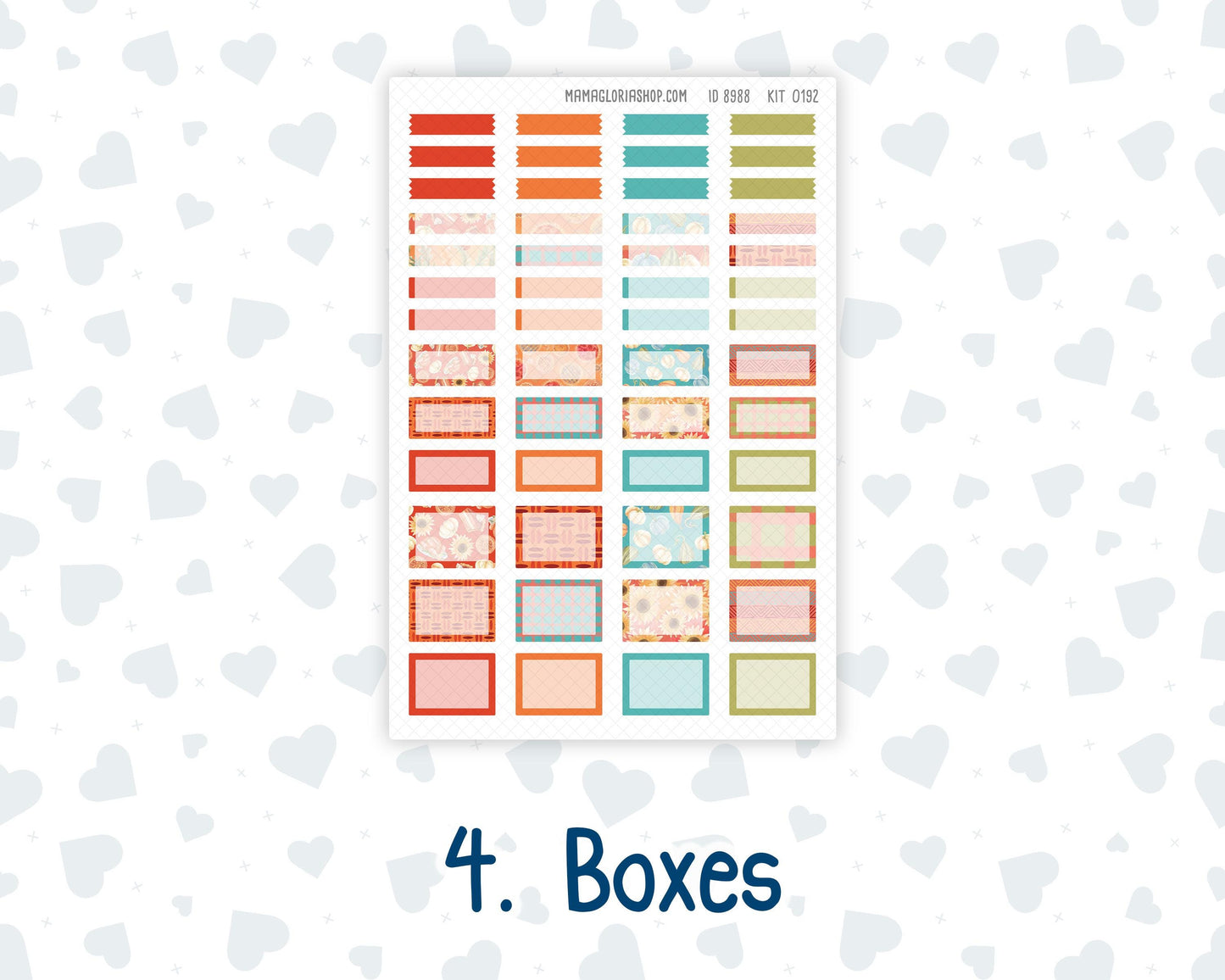 Kit 0192 Laurel Denise Standard Size – Weekly - Vertical Layout - Thanksgiving - November- Fall