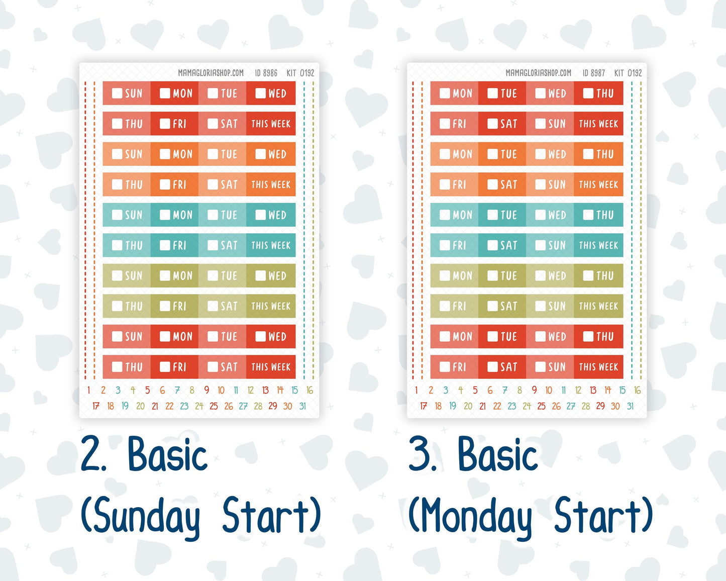 Kit 0192 Laurel Denise Standard Size – Weekly - Vertical Layout - Thanksgiving - November- Fall
