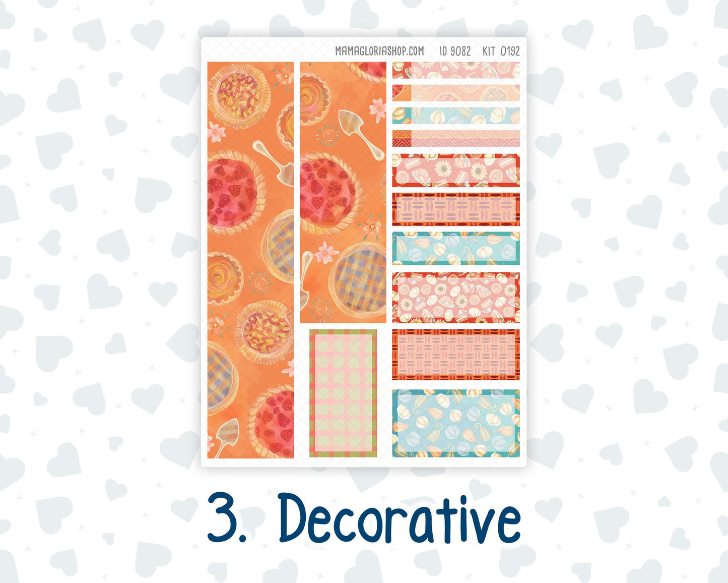 Kit 0192 7x9 Plum Paper Vertical Priorities - Thanksgiving - November - Fall - Planner