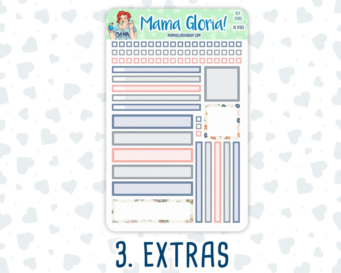 Kit 0193 - 7x9 Daily Duo - Harvest Blooms - November - Planner