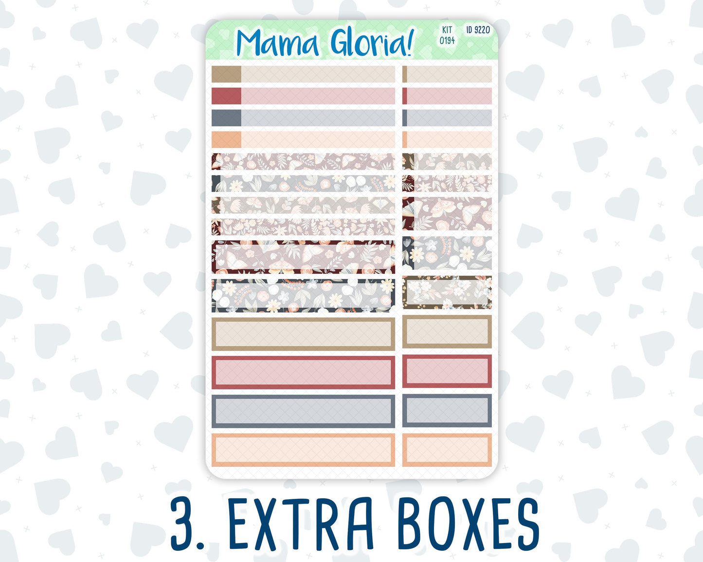 Kit 0194 - 7x9 Compact Vertical - Floral Dreams - November - Weekly