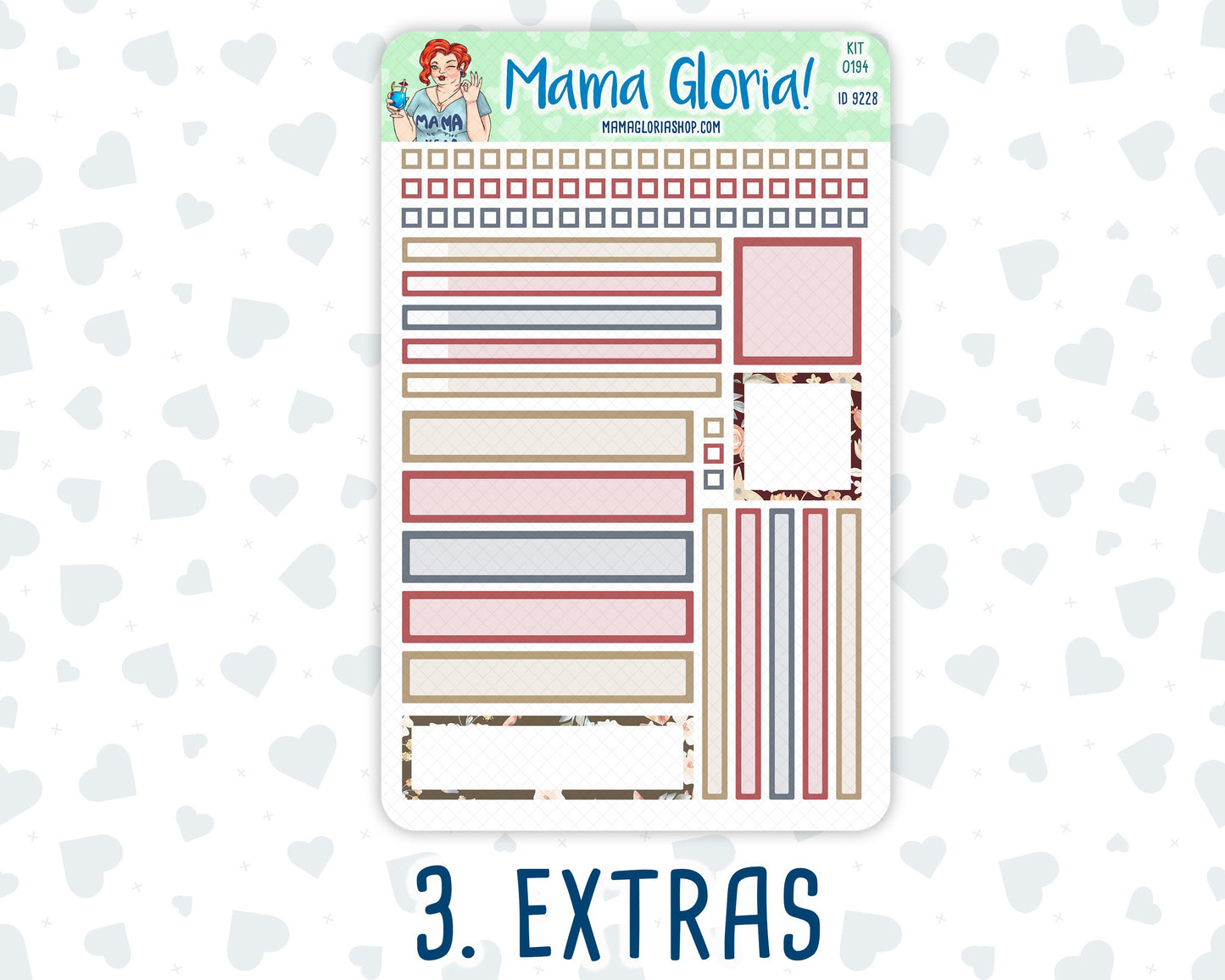 Kit 0194 - 7x9 Daily Duo - Floral Dreams - November - Planner