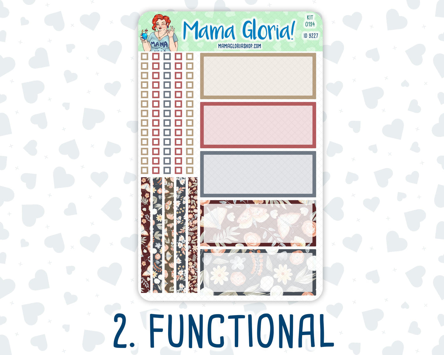Kit 0194 - 7x9 Daily Duo - Floral Dreams - November - Planner