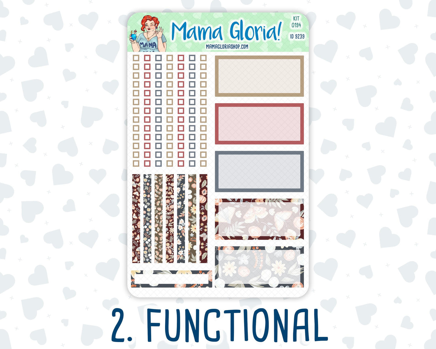Kit 0194 - A5 Daily Duo - Floral Dreams - November - Planner