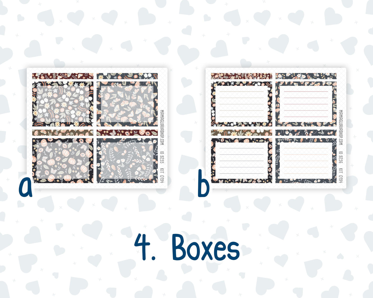 Kit 0194 A5 Plum Paper Daily - Floral Dreams - November - Fall - Autumn - Planner