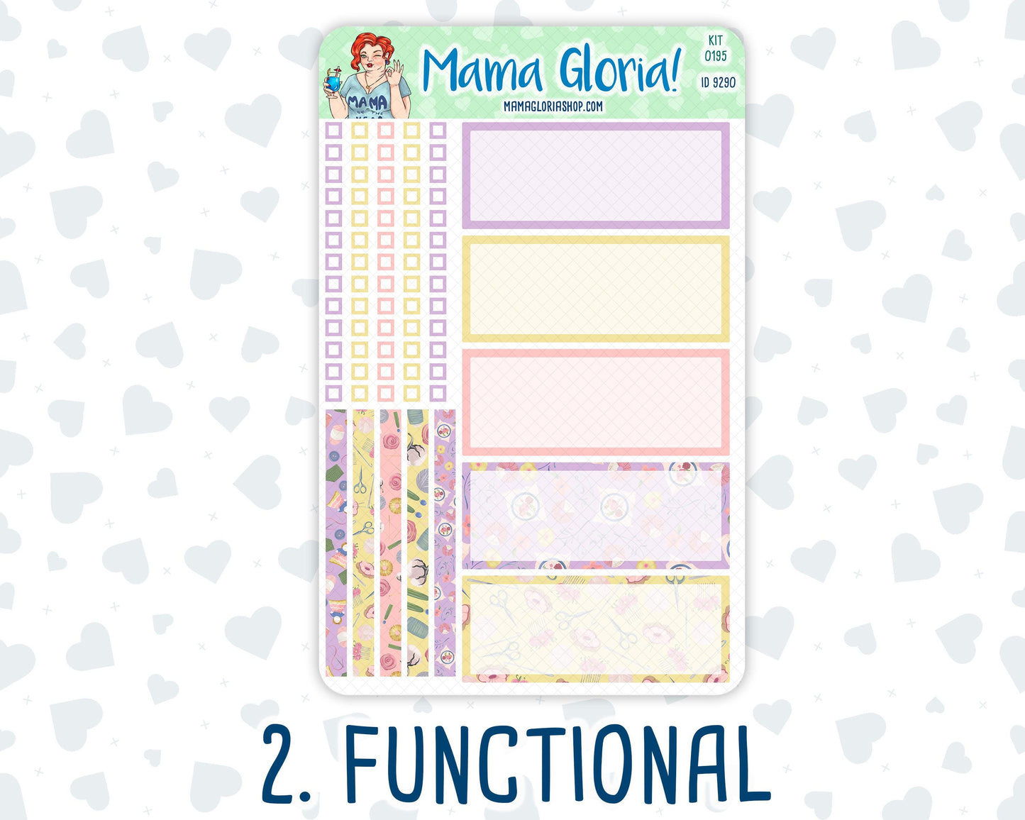 Kit 0195 - 7x9 Daily Duo - Crafty Creations - November - Planner