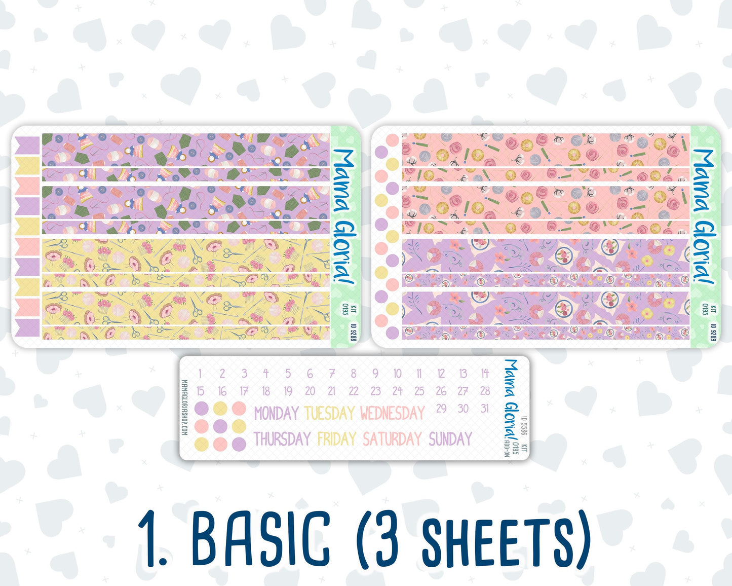 Kit 0195 - 7x9 Daily Duo - Crafty Creations - November - Planner