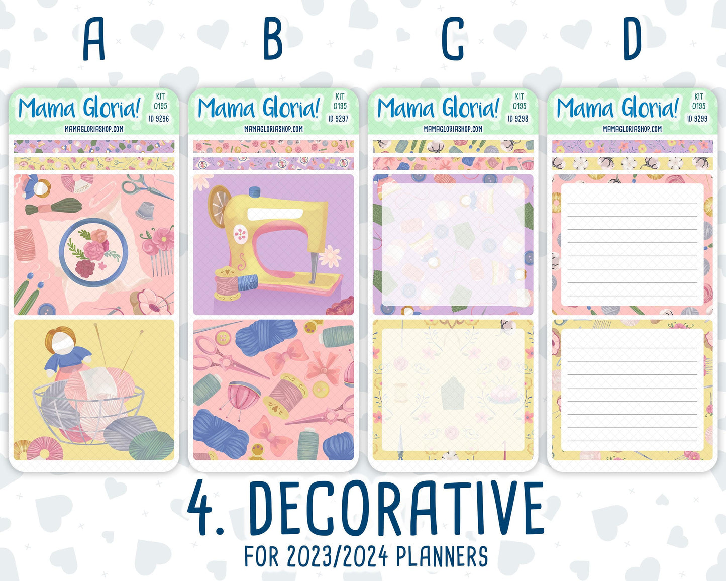 Kit 0195 - 7x9 Daily Duo - Crafty Creations - November - Planner