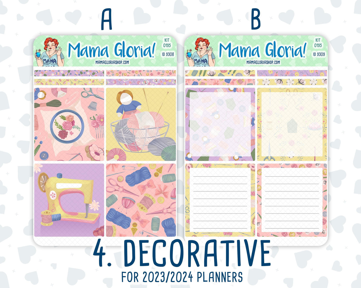 Kit 0195 - A5 Daily Duo - Crafty Creations - November - Planner