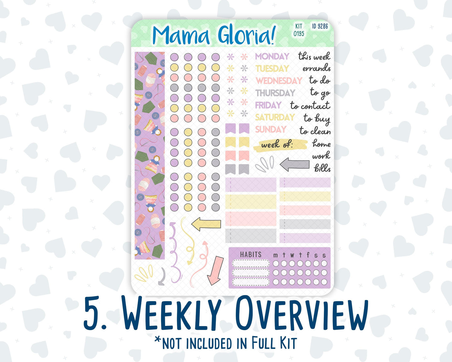 Kit 0195 - A5 Daily Duo - Crafty Creations - November - Planner
