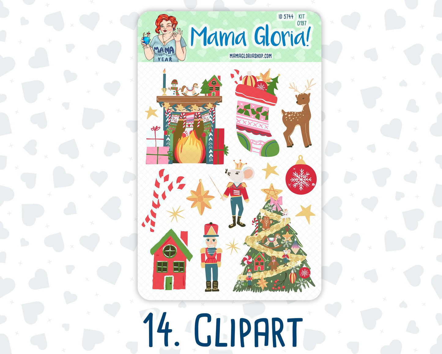 Kit 0197 Add Ons - Nutcracker Magic - December - Christmas - Planner Stickers - Kit 2024