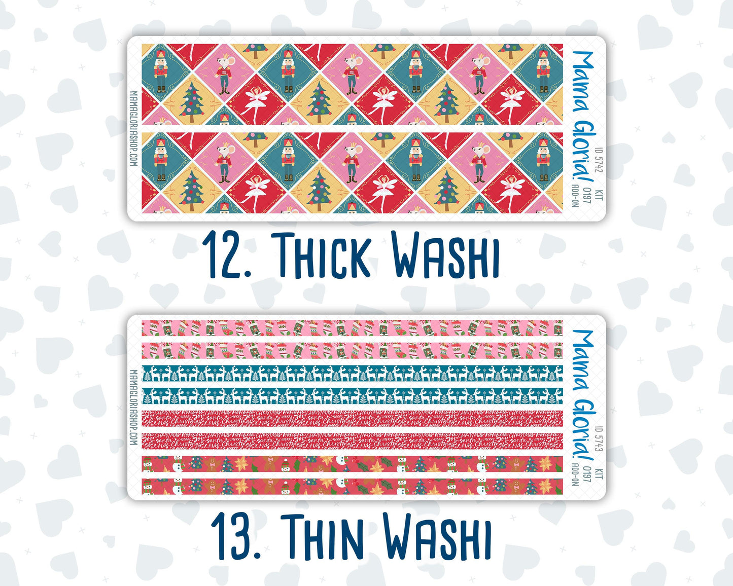Kit 0197 Add Ons - Nutcracker Magic - December - Christmas - Planner Stickers - Kit 2024