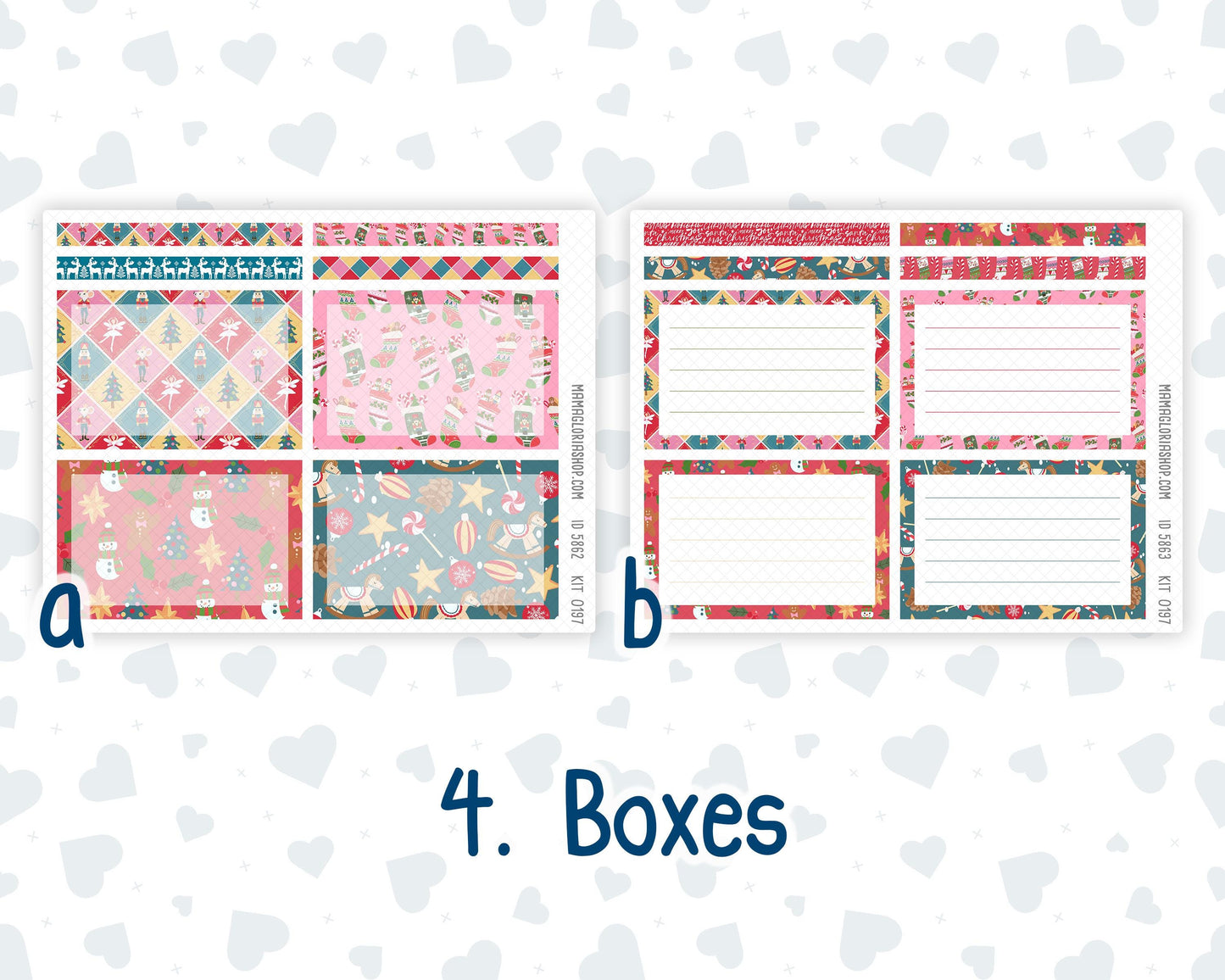 Kit 0197 - 7x9 Plum Paper Daily - Nutcracker Magic - Planner - December - Christmas