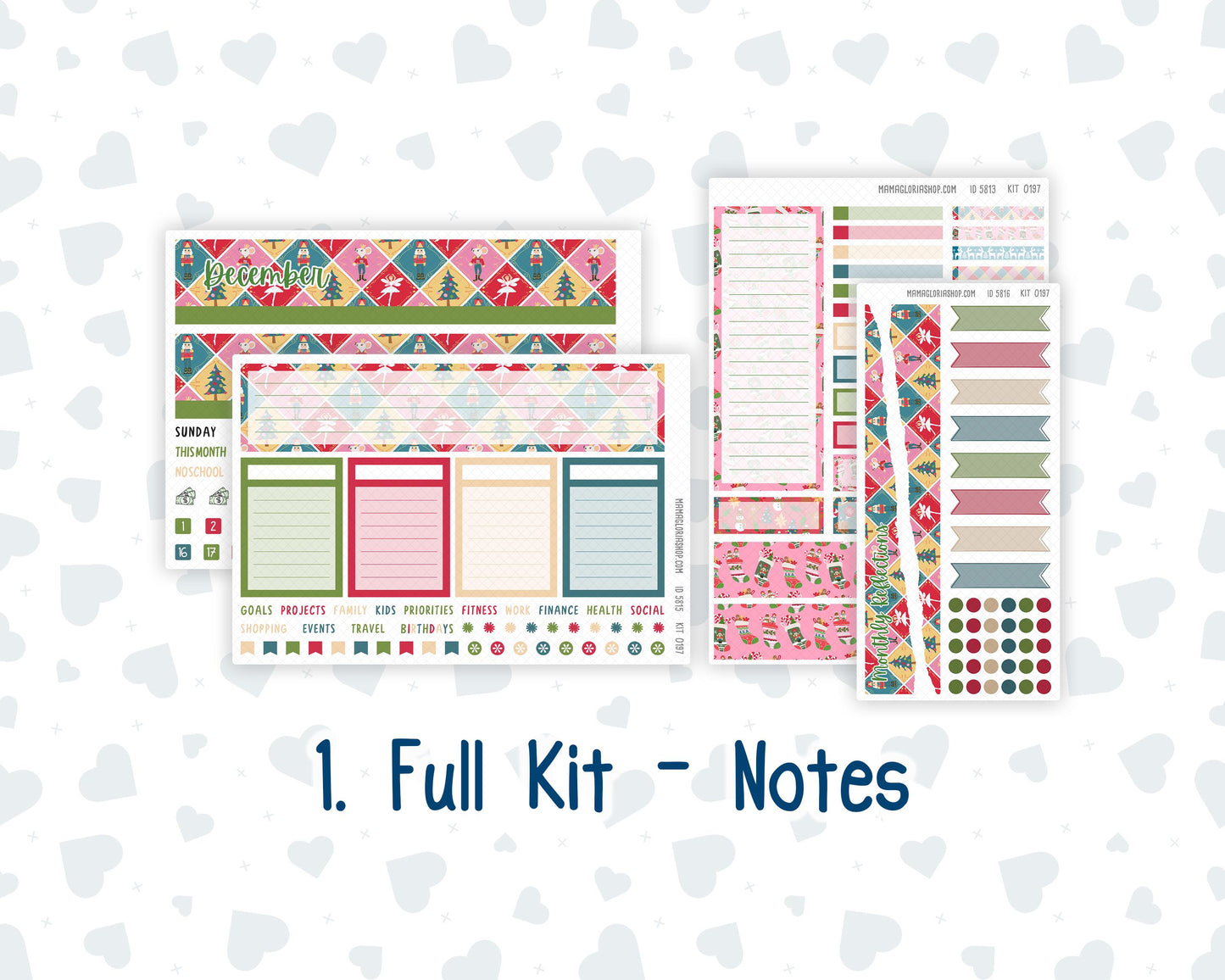 Kit 0197 Laurel Denise Portrait – Monthly - Nutcracker Magic - December - Christmas