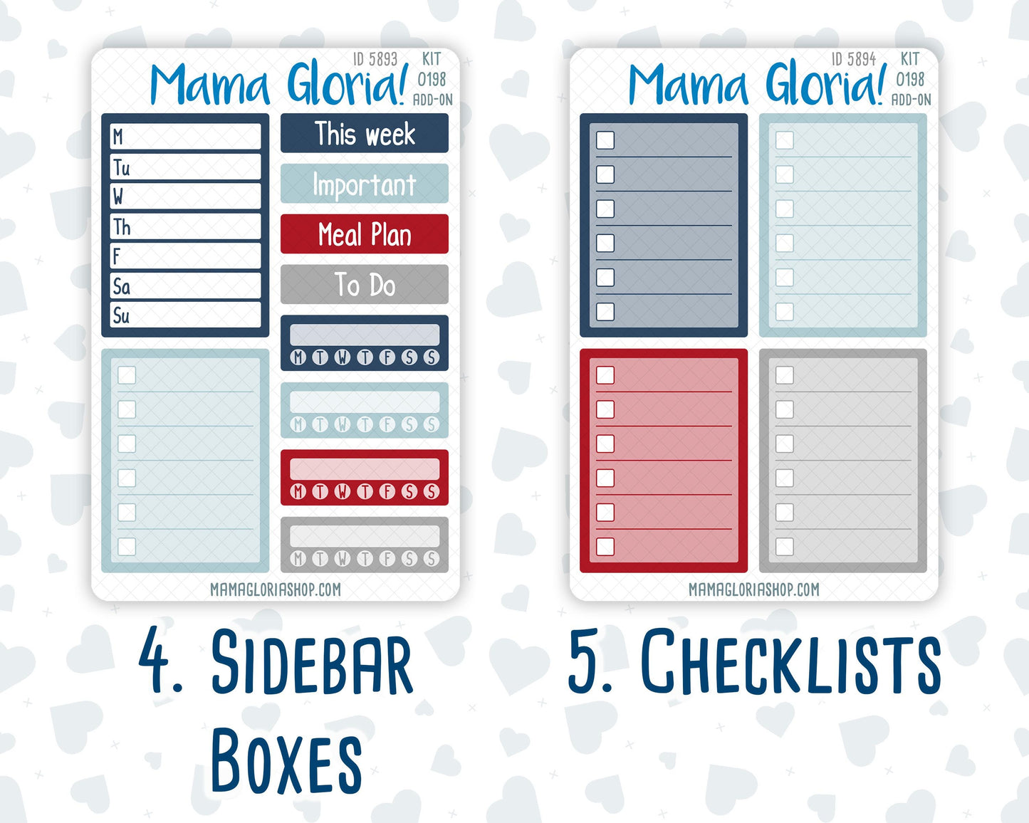 Kit 0198 Add Ons - Holiday Village - December - Christmas - Planner Stickers - Kit 2024