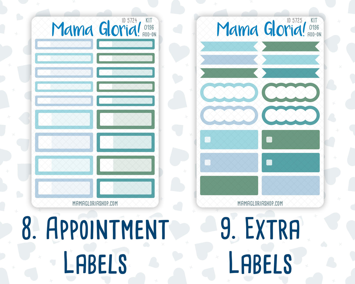 Kit 0196 Add Ons - Winter Warmth - December - Christmas - Planner Stickers - Kit 2024
