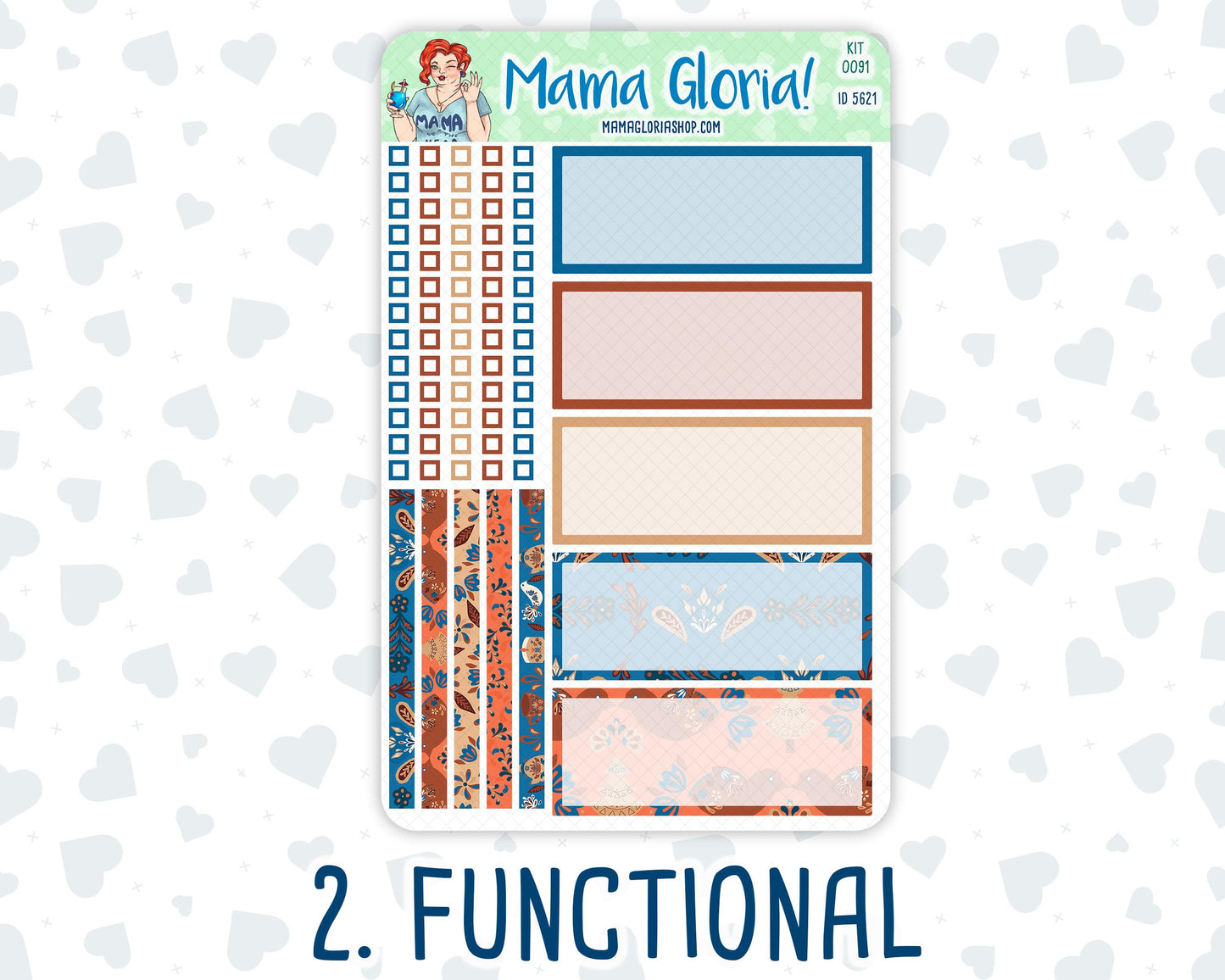 Kit 0091 - 7x9 Daily Duo - Nordic Autumn - Planner