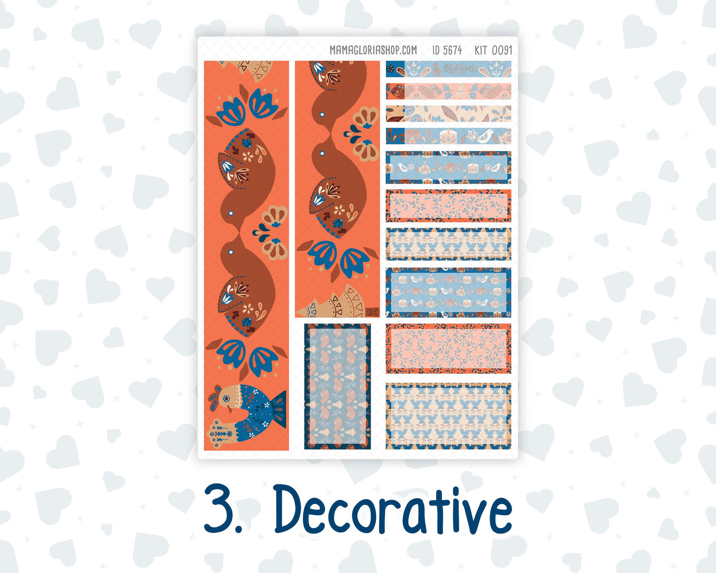 Kit 0091 7x9 Plum Paper Vertical Priorities - Nordic Autumn - Fall - Planner
