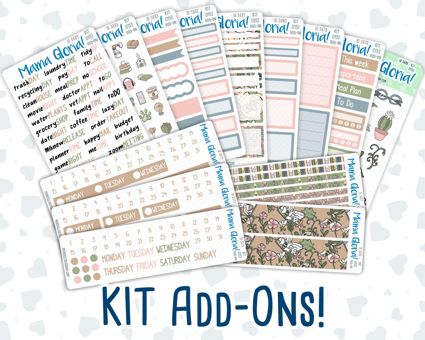 Kit 0152 Add Ons - Froggy Reads - Planner Stickers - Kit 2024