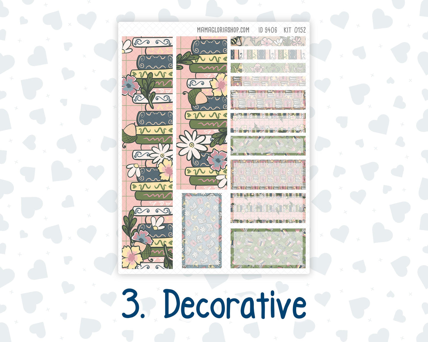 Kit 0152 7x9 Plum Paper Vertical Priorities - Froggy Reads - Planner