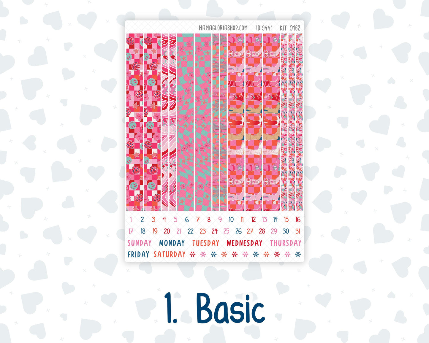 Kit 0162 A5 Plum Paper Daily - Disco Cowgirl - Planner