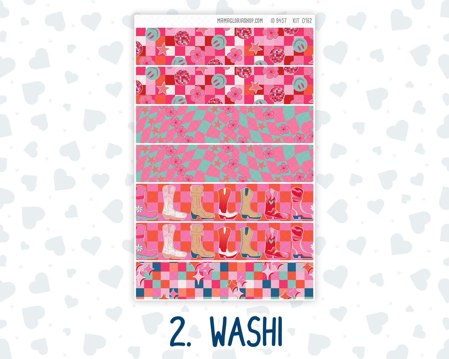 Kit 0162 Hobonichi Cousin – Daily Kit - Disco Cowgirl