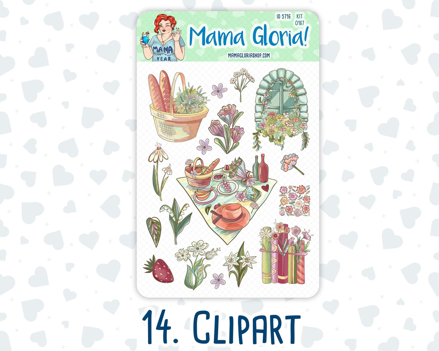 Kit 0167 Add Ons - Picnic - Planner Stickers - Kit 2024